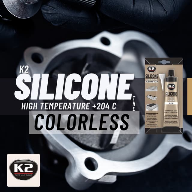 K2 Silicone colorless - High Temperature +204C | B255