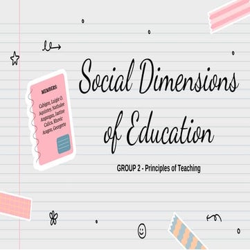 POST-1.pdf social dimension of education