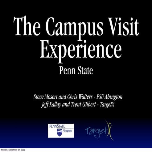 PSU Experiences2009
