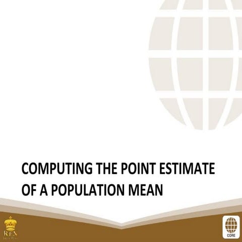 Comprehensive Guide to Computing Point Estimates of Population Means | PDF