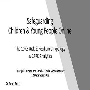 Safeguarding Children & Young People Online