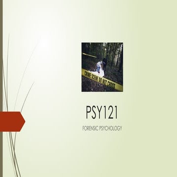 PSY121 forensic psychology.pptx forensic