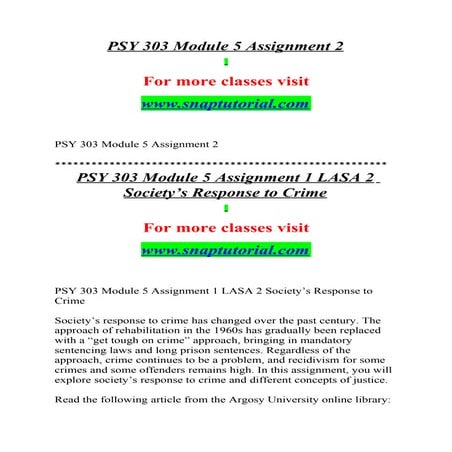 Psy 303 Enhance teaching-snaptutorial.com