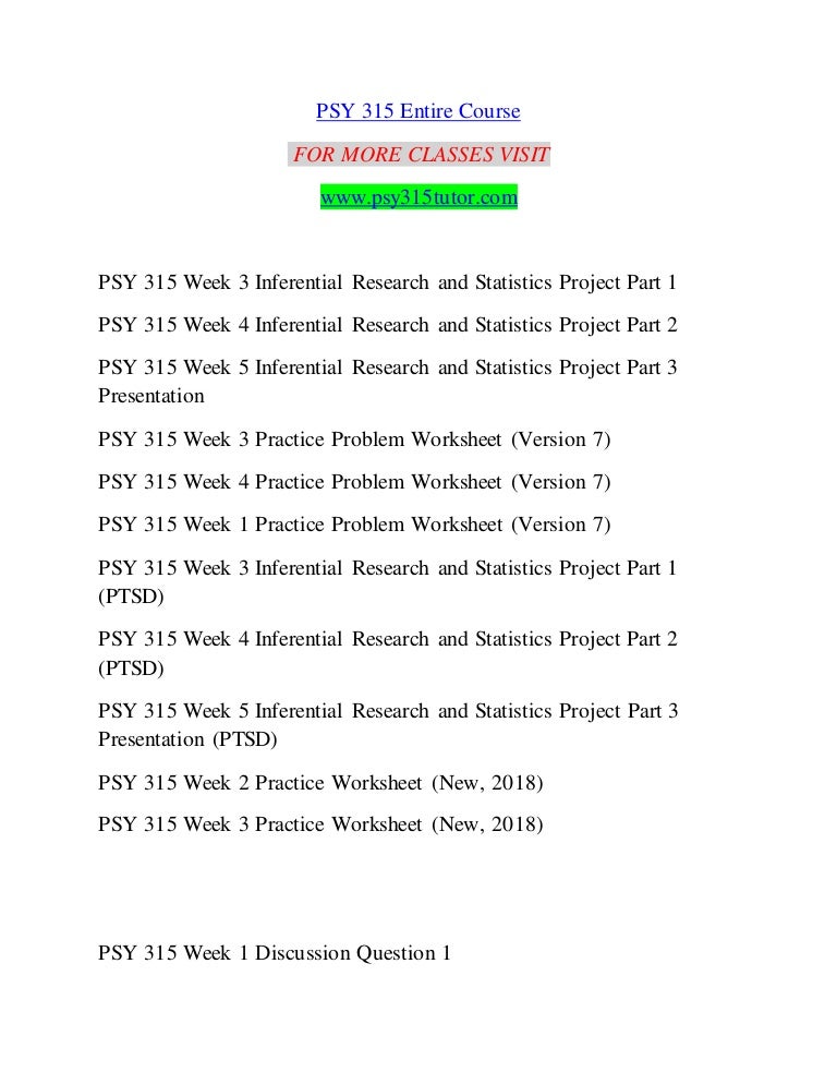 Psy 315 Tutor Inspiring Innovation Psy315tutor Com