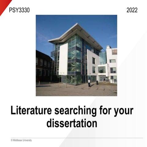 PSY3330 - Library and literature searching (2022)
