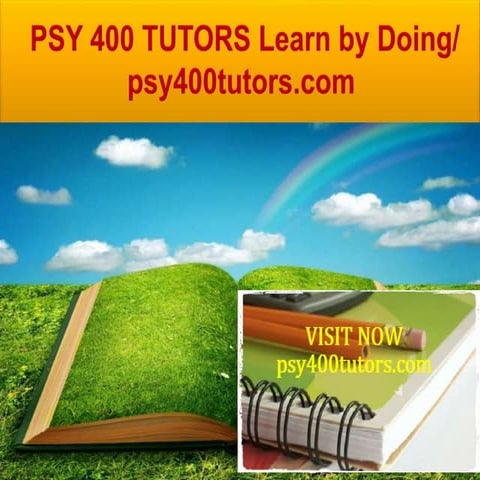 Psy 400 psy400 | PDF