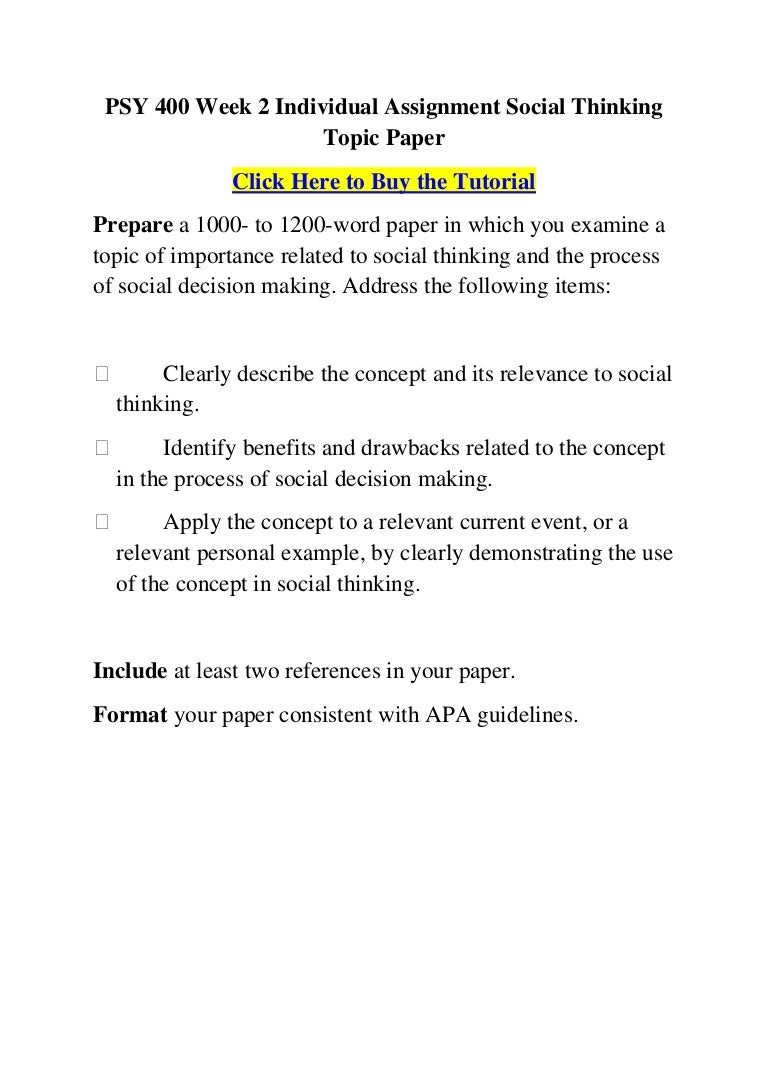 Psy 220 week 2 assignment essay examples 05 image