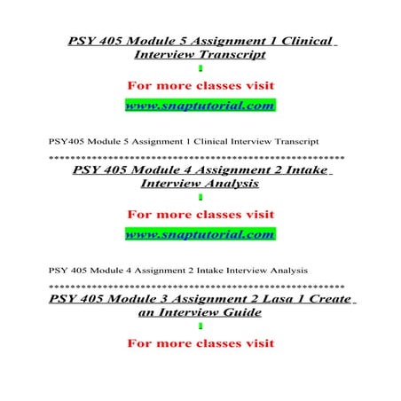 Psy 405 Enhance teaching-snaptutorial.com