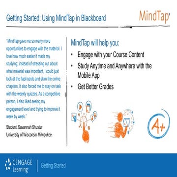BSU PSYC 101 MindTap Registration Instructions