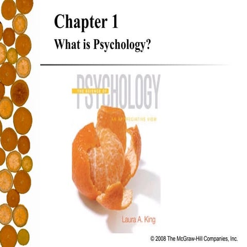Psych 101 Chapter One