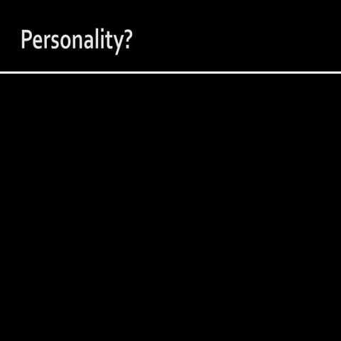 Psych 24 history of personality assessment