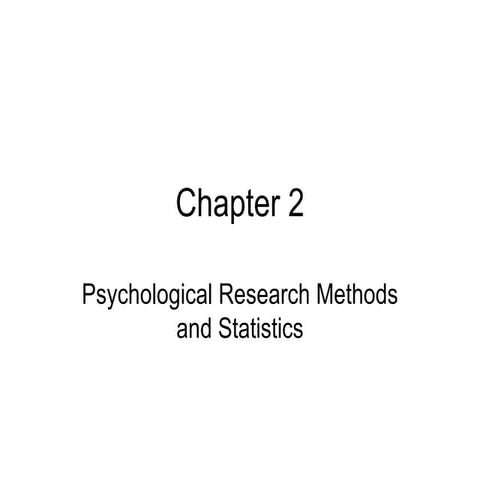 Psychology Chapter 2