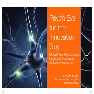Psych Eye for the Innovation Guy