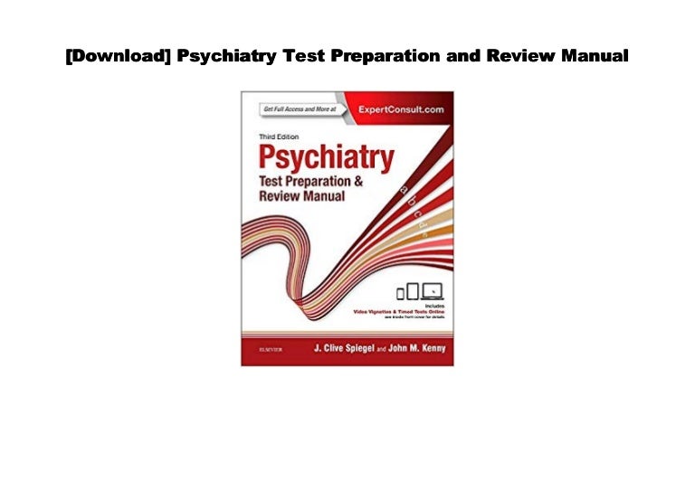[PDF] Psychiatry Test Preparation and Review Manual