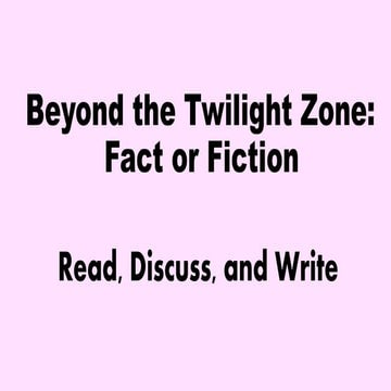 Dean R Berry Claims and Evidence: Psychic Phenomena Beyond the Twilight Zone