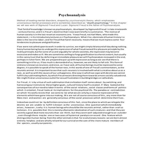 Psychoanalysis Literary Theory  by Sigmund Freud and Lacan.