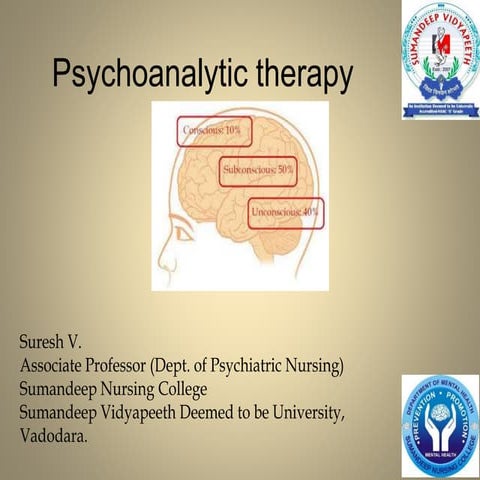 Psychoanalytical therapy