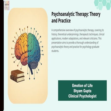 Psychoanalysis | PPTX