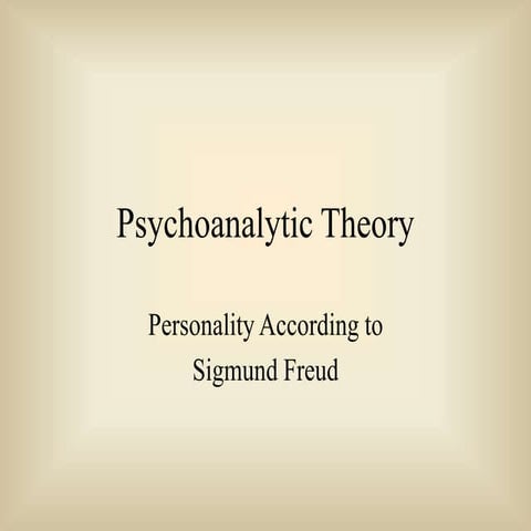 Psychoanalytic_Theory_Freud.ppt