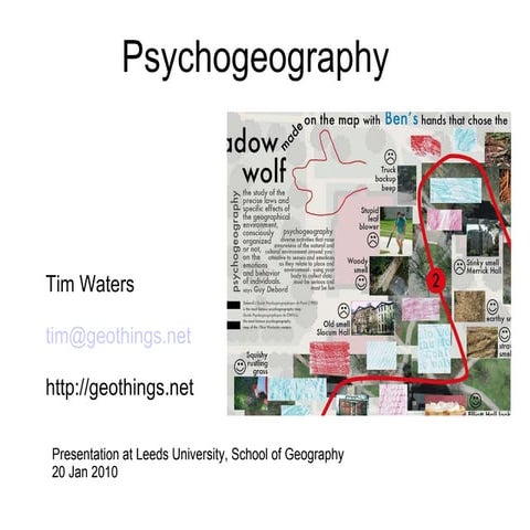 Psychogeography. Guest talk at Leeds University