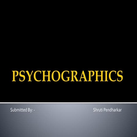 Psychographics
