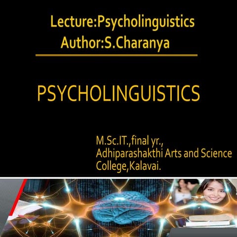 Psycholinguistics