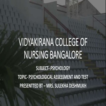 psychological assessment and test  for nursing students  unit 8.pptx
