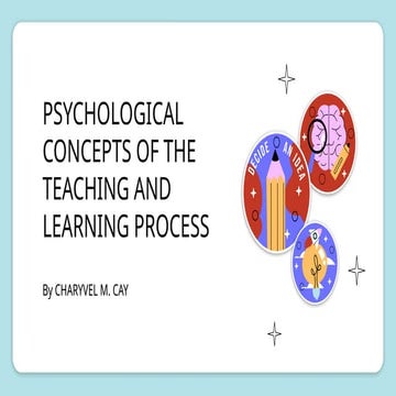 PSYCHOLOGICAL CONCEPTS OF THE TEACHING AND LEARNING PROCESS.pptx