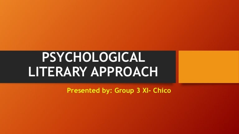 psychological-literary-approach