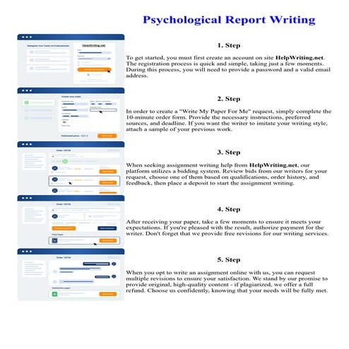 Psychological Report Writing