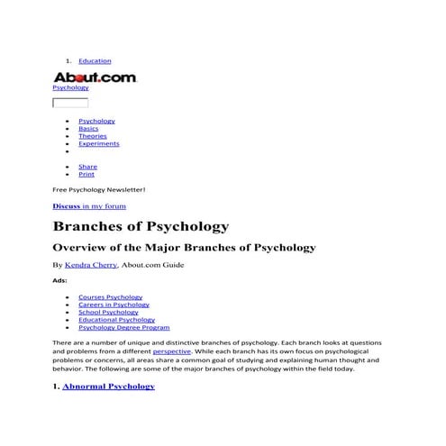Psychology