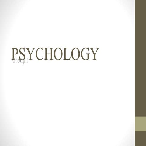 PsychologY
