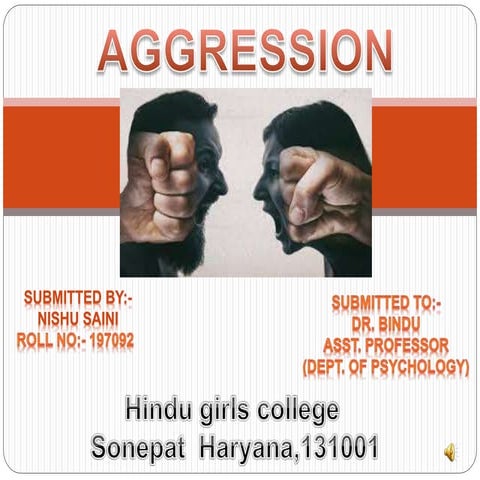 Aggression Psychology