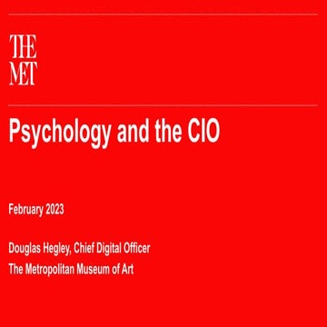 Psychology and the CIO