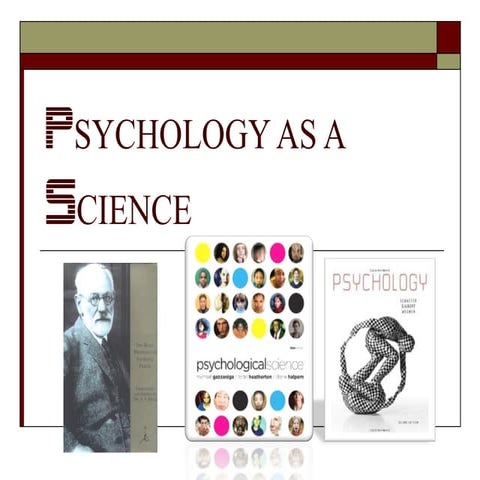Psychology as a Science