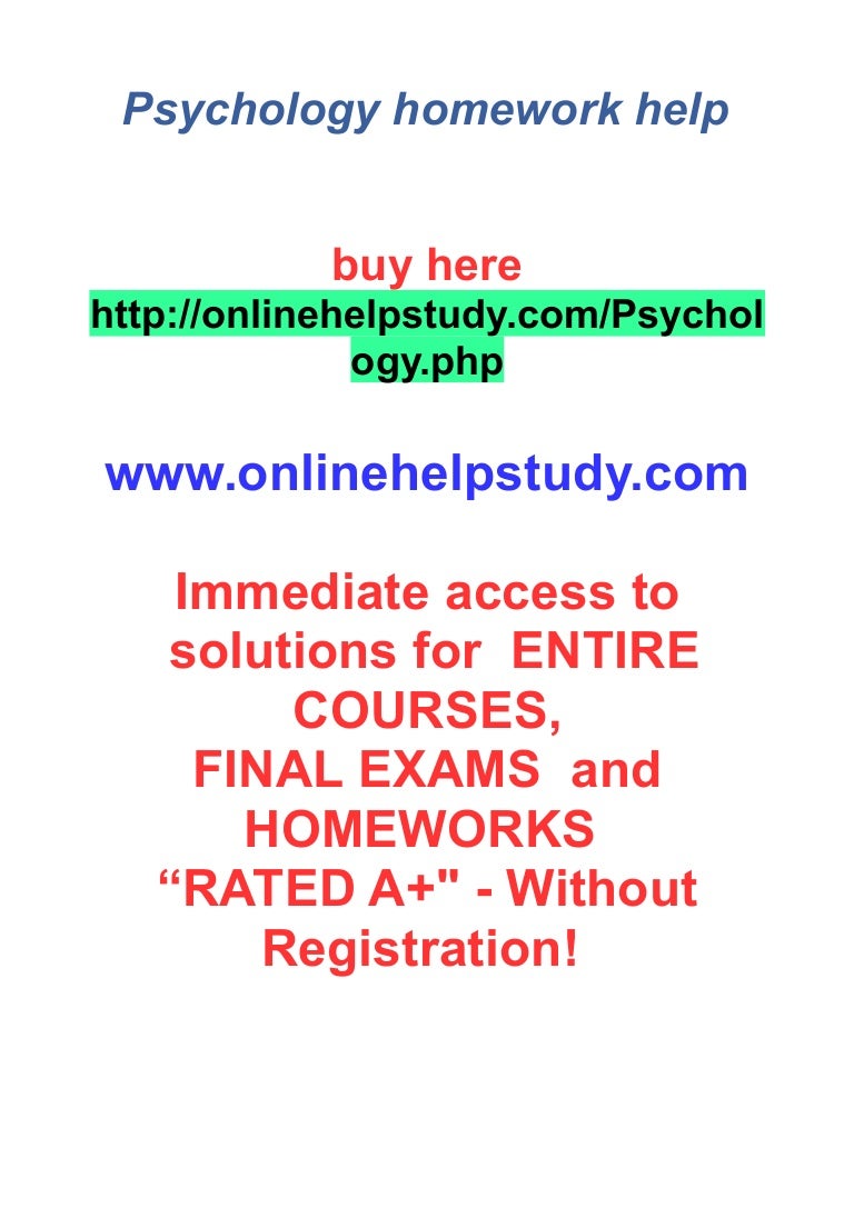 Psychology assignment 1 image