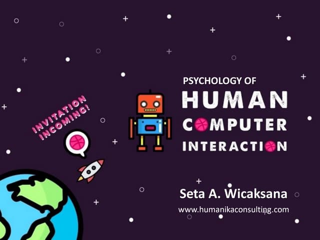 Psychology Human Computer Interaction