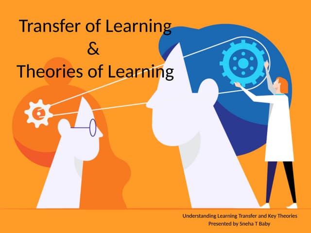 Transfer of learning - – types of transfer – teaching for positive ...