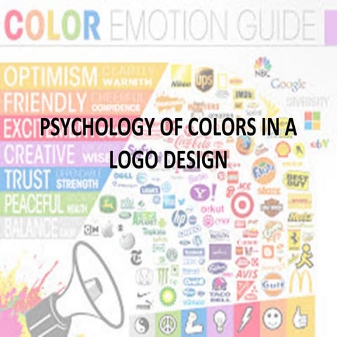 Psychology of colors in a logo design