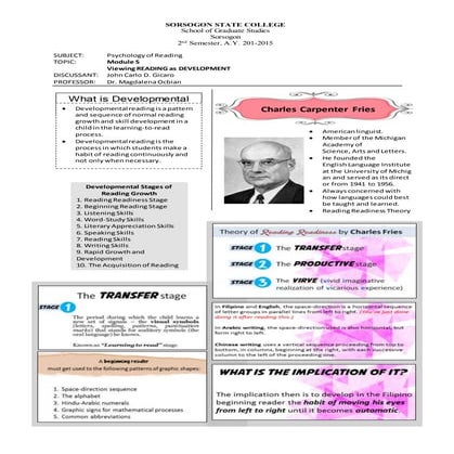 CHARLES FRIES handout