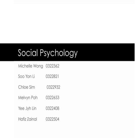 Psychology presentation