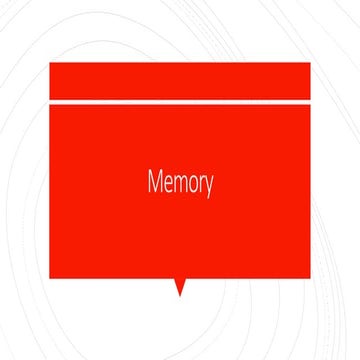 Memory, Its Components, Its Types, Seven Sins of Memory, Strategies to Improv...