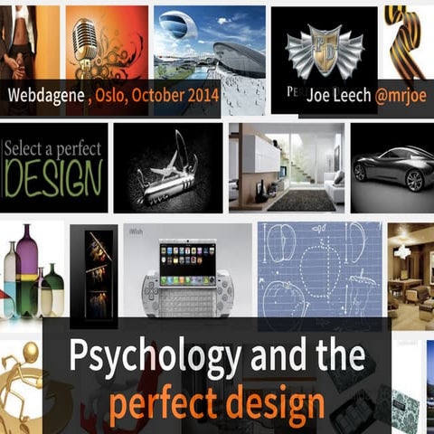 Psychology, UX and the perfect design | PDF