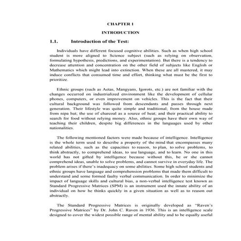 Psychometrics 2 introduction