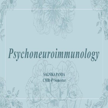 psychoneuroimmunology in relation to psychiatric nursing