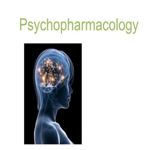 PSYCHOPARMACOLOGY presentation by profes