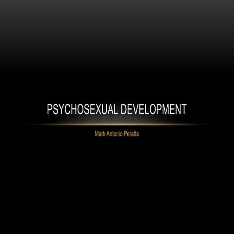 Psychosexual Development by Sigmund Freud