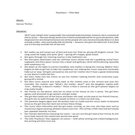 Psychosis Plot
