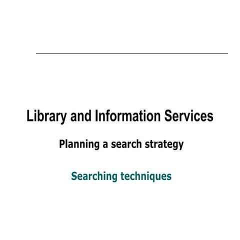 Psychology search strategy