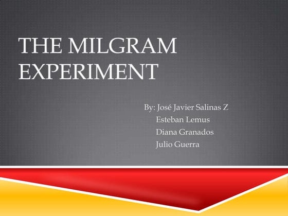 Milgram experiment video | DOC
